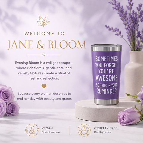 Lavender Rituals – Purple Spa Gift Set with Towel Bear