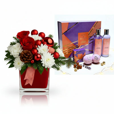 Winter Luxe Bloom & Lavender Spa Gift Bundle