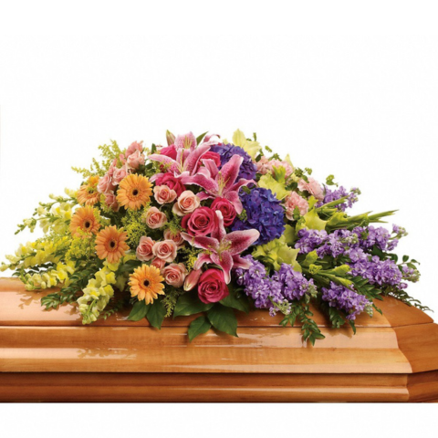 Garden of Sweet Memories Casket Spray