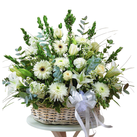 White Expressions Basket