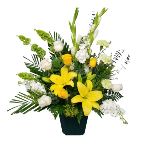 Vibrant Yellow Basket