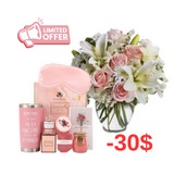 Pretty in Pink Spa & Bloom Gift Set