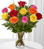12 Assorted Roses